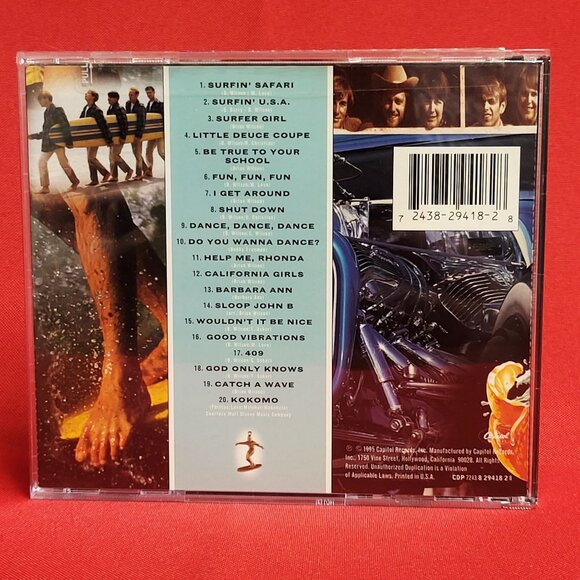 The Greatest The Beach Boys Hits 20 Good Vibrations CD 1995 - Picture 2 of 8